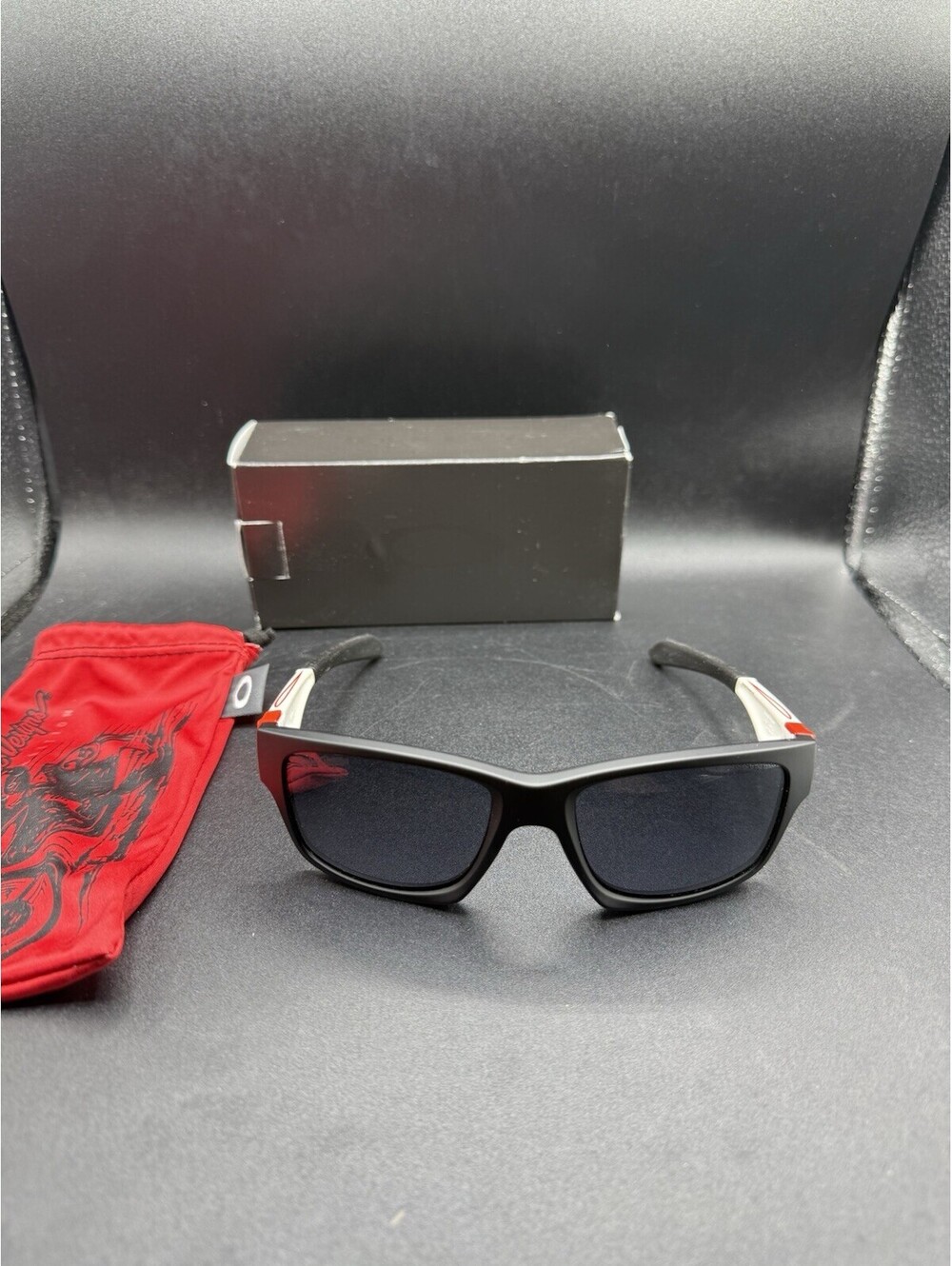 Oakley Jupiter Squared Troy Lee Design Matte Black/Grey Lenses OO9135-15